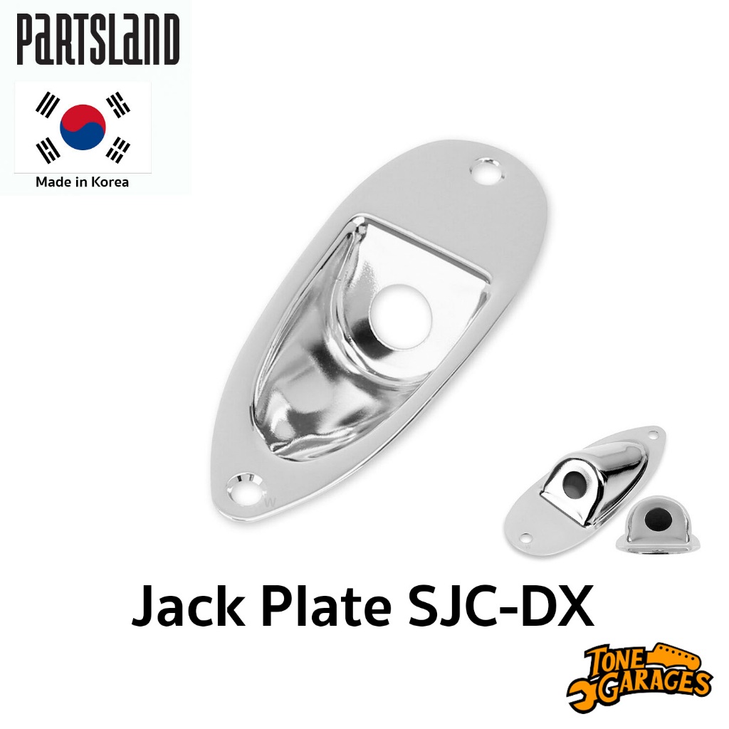 Partsland Strat Jack Plate SJC-DX ฝาปิดรูแจ๊คสแตรท Made in Korea