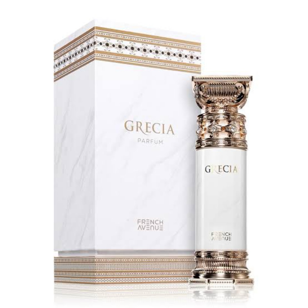น้ำหอมFrench Avenue Grecia  ชื่อผลิตภัณฑ์: Grecia by French Avenue (หรือ Fragrance World French Aven
