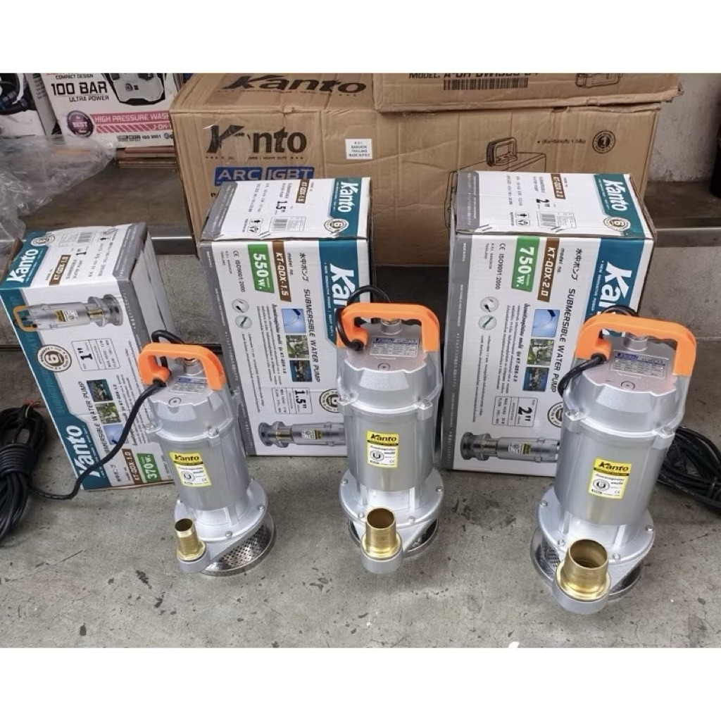 ไดโว่ดูดโคลนขนาด 2 นิ้ว 750 วัตต์ (1 แรง) ยี่ห้อ kanto ขดลวดทองแดงแท้ 100% สายไฟยาว 7 เมตร - รูปที่ 3