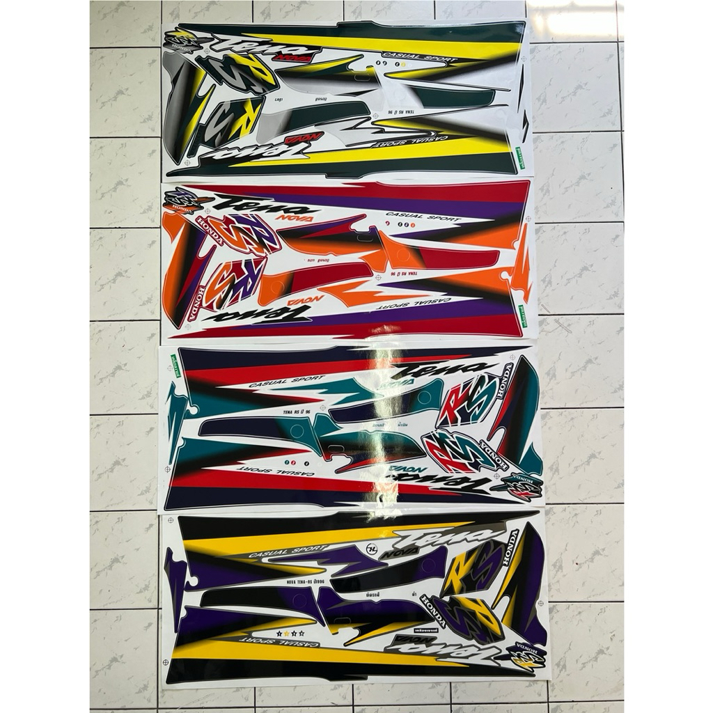 สติ๊กเกอร์ Tena RS ปี1996 สติ๊กเกอร์ เทน่า RS ปี96