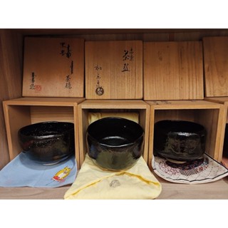 Chawan ชาวัน ผลิตญี่ปุ่น ทรง ราคุ Raku Sasaki ถ้วยมัตจะ