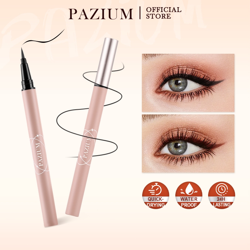 PAZIUM อายไลเนอร์ อายไลเนอร์กันน้ำ แบบแห้งเร็ว Eyeliner อายไลเนอร์หัวปากกา ชนิดตาคม กันน้ำ กันเหงื่อ