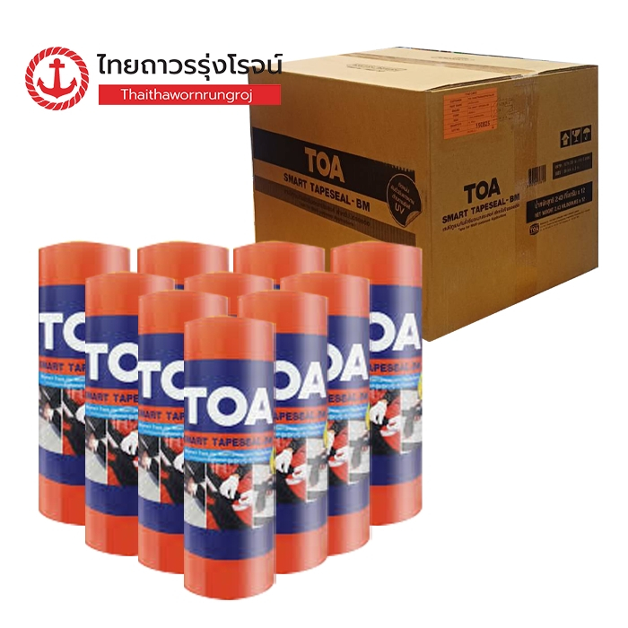 TOA Smart Tapeseal แผ่นยางปิดหลังคา ขนาด 30cm x 3m [ยกลัง 12ม้วน] TTR Store