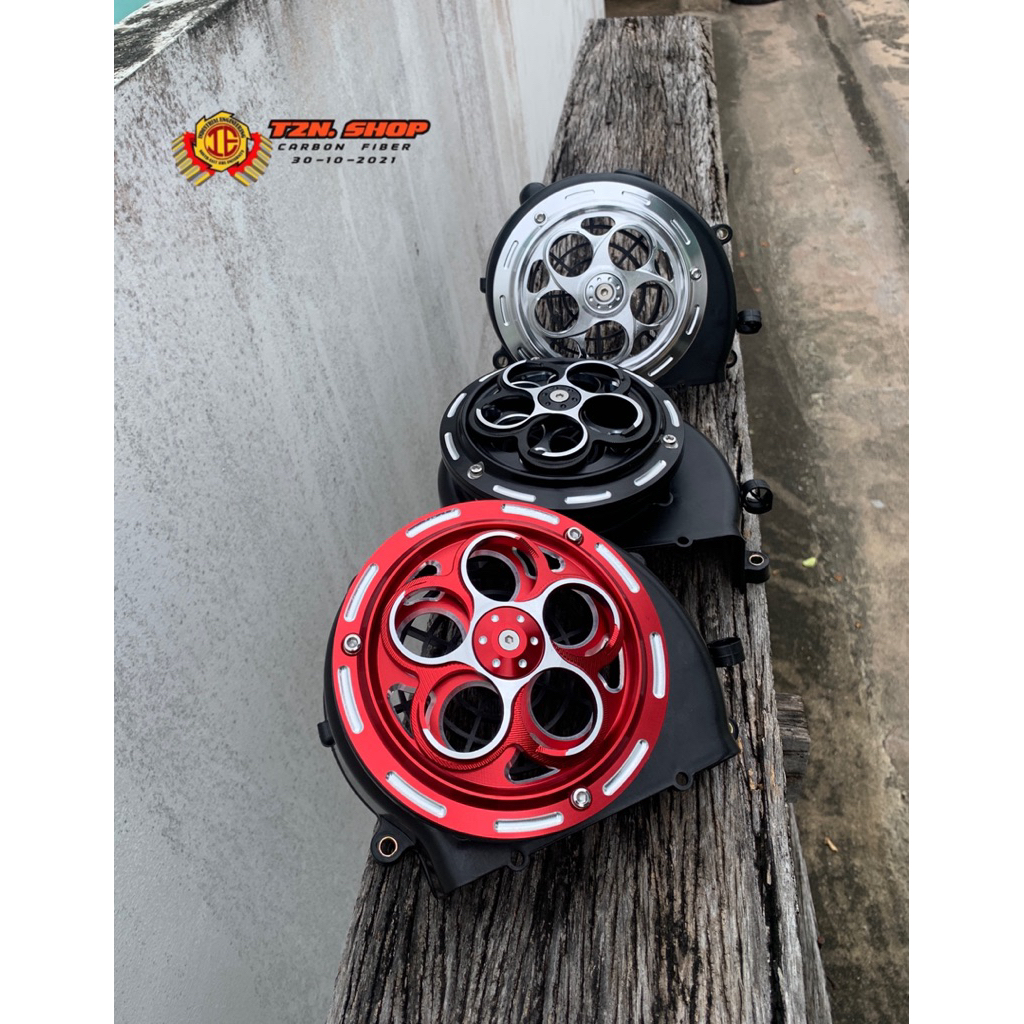 ครอบใบพัด CNC  Lambretta V125,V200 ตรงรุ่น อะไหล่แท้ศูนย์เบิกใหม่
