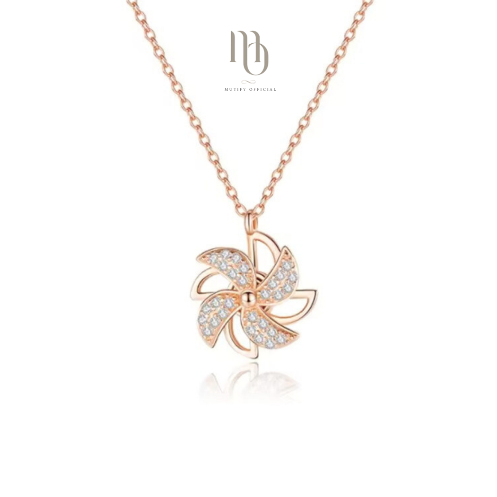 [Free Gift Box] Mutify - Che Kung Aura แชกงประทานพร - สร้อยคอเงินแท้ RoseGold - เสริมโชคลาภการงาน ความรัก เมตตามหาเสน่ห์