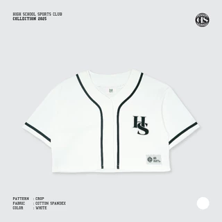 Highschool Sports Collection 2025 crop basic baseball เสื้อเบสบอลเบสิกครอป- OTG24569