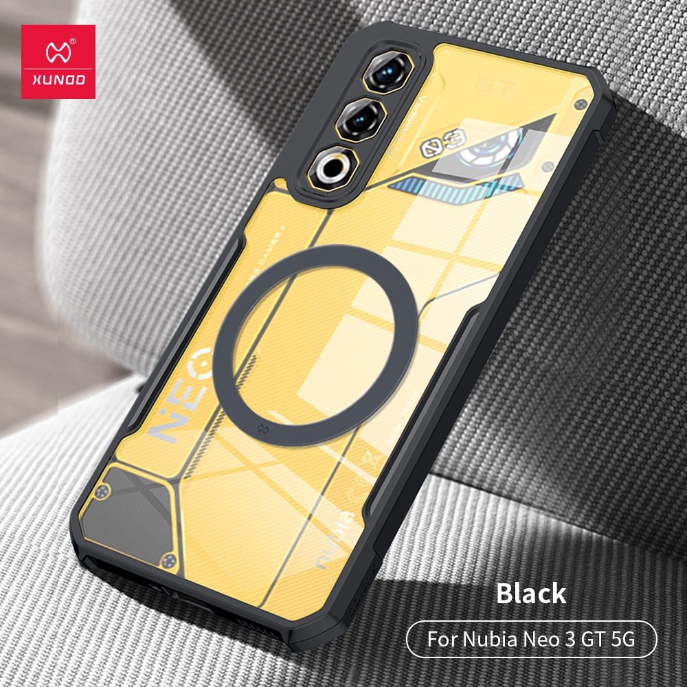XUNDD เคส สำหรับ Nubia V80 V70 Max Air Neo2 Neo3 GT Case Nubia Neo 5 Pro GT เคส โทรศัพท์กันกระแทก แผงด้านหลังโปร่งใส