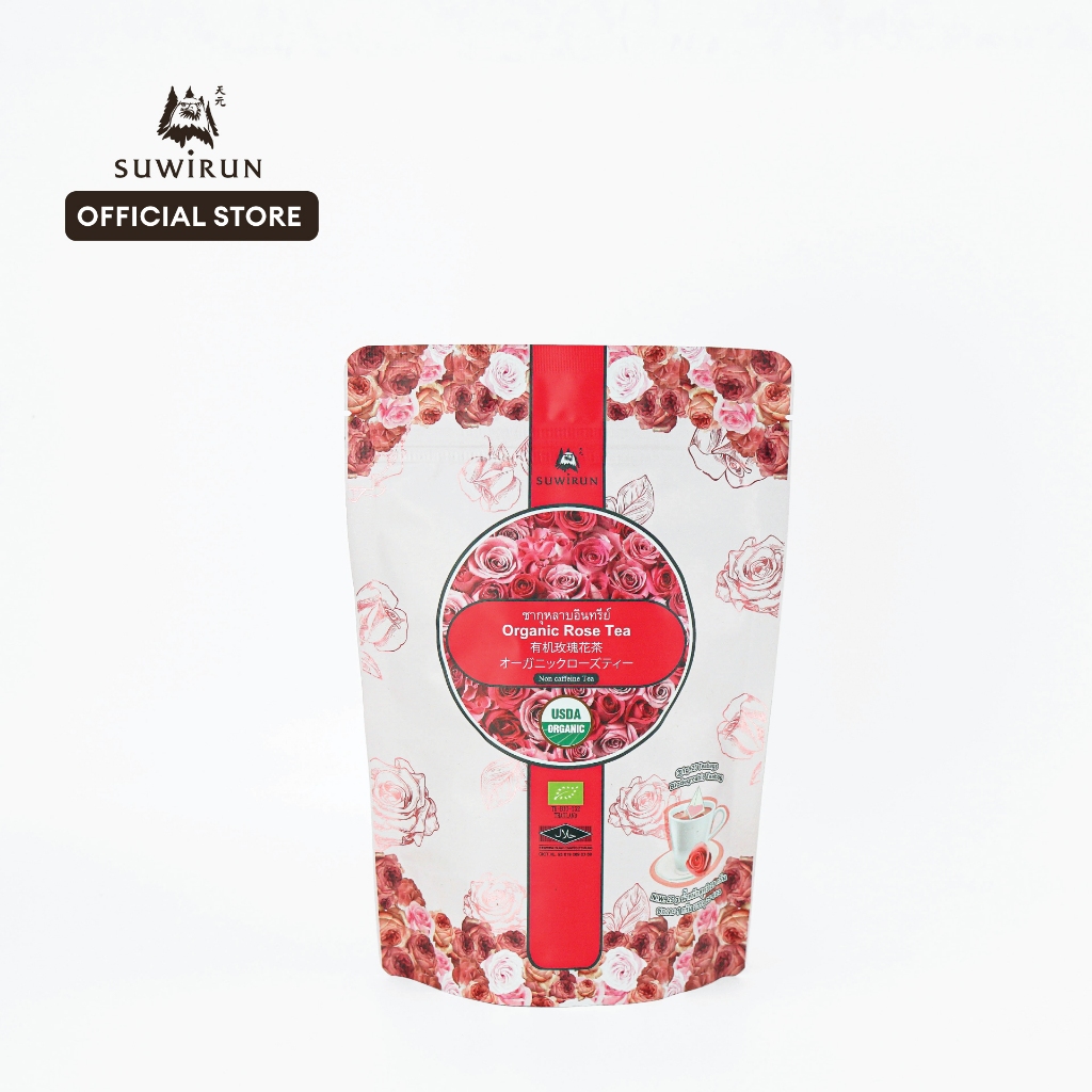 ชากุหลาบ ขนาด 25 ซอง - สุวิรุฬห์ ชาไทย Suwirun Tea