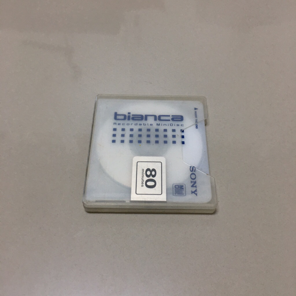 Sony MD Disk Bianca Recordable Minidisk 80 Minutes Audio media