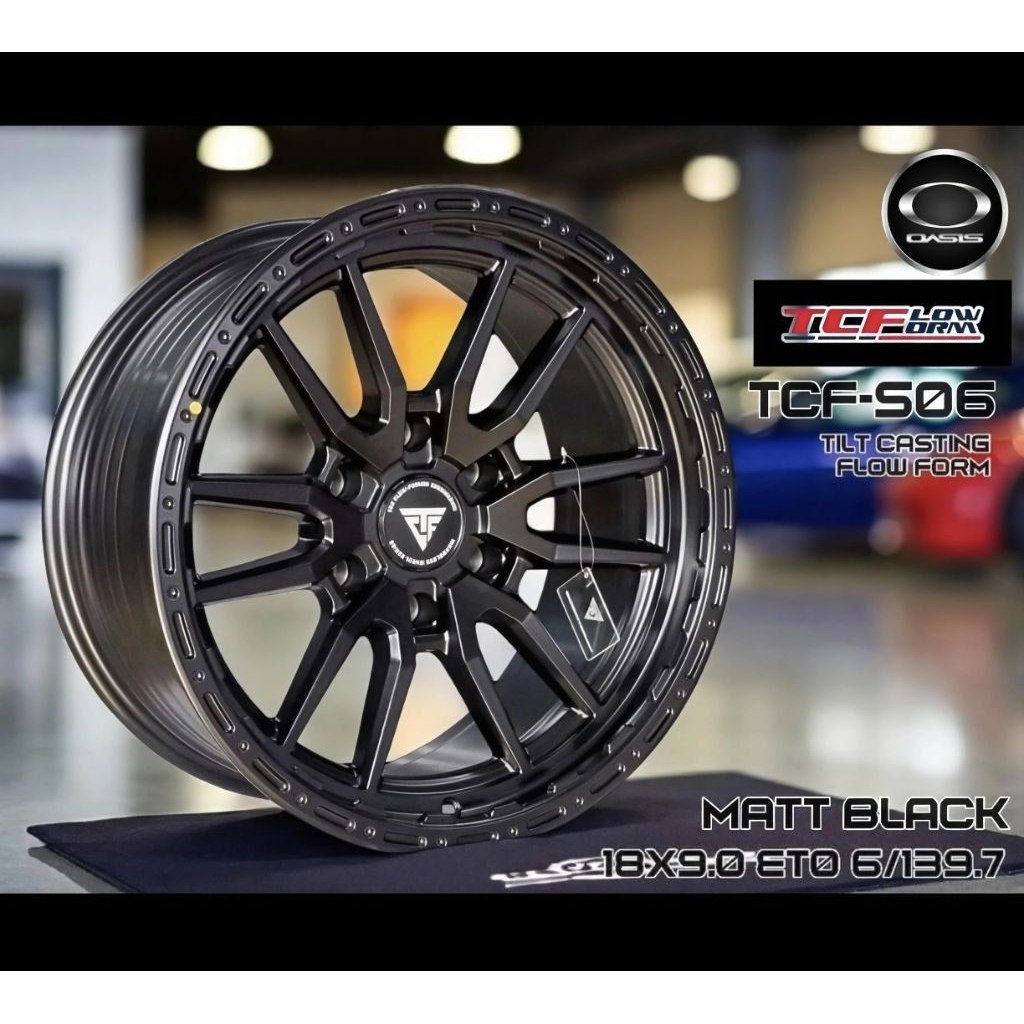 ล้อแม็กซ์​ OASIS​ TCF-S06 ขอบ18 6รู139.7​กว้าง9นิ้ว​ออฟเซต0ลายมาใหม่สินค้า​คุณภาพดี​แนวออฟโรดแข็งแรง