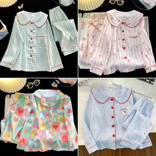 เสื้อผ้าสาวๆ,ชุดนอนเด็กผู้หญิง,สไตล์เจ้าหญิง,เสื้อแขนยาว+กาง…