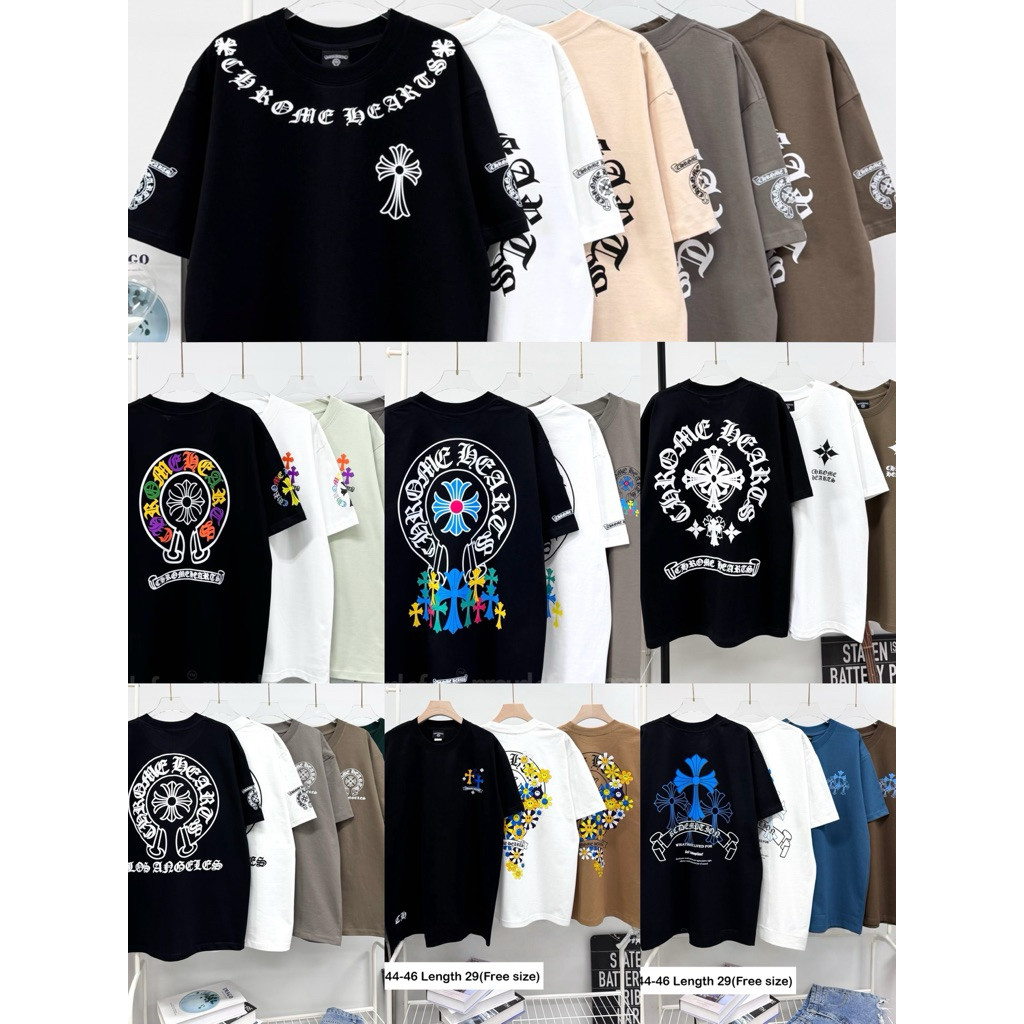 🔹รวมเสื้อยืดแบรนด์ CHROME HEARTSอก44-46🔹