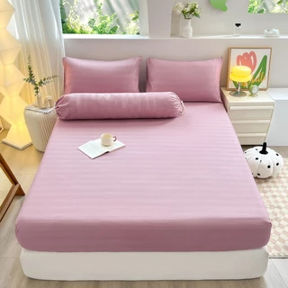 ปลอกหมอนยาว satin ปลอกหมอนข้าง กันไรฝุ่น ผ้าซาติน สีพื้น 110 x 22 cm (43 x 8 นิ้ว)