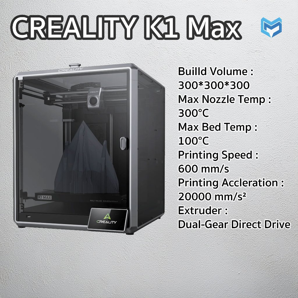 Creality K1 Max CoreXY 3D Printer เครื่องพิมพ์สามมิติ K1 Max