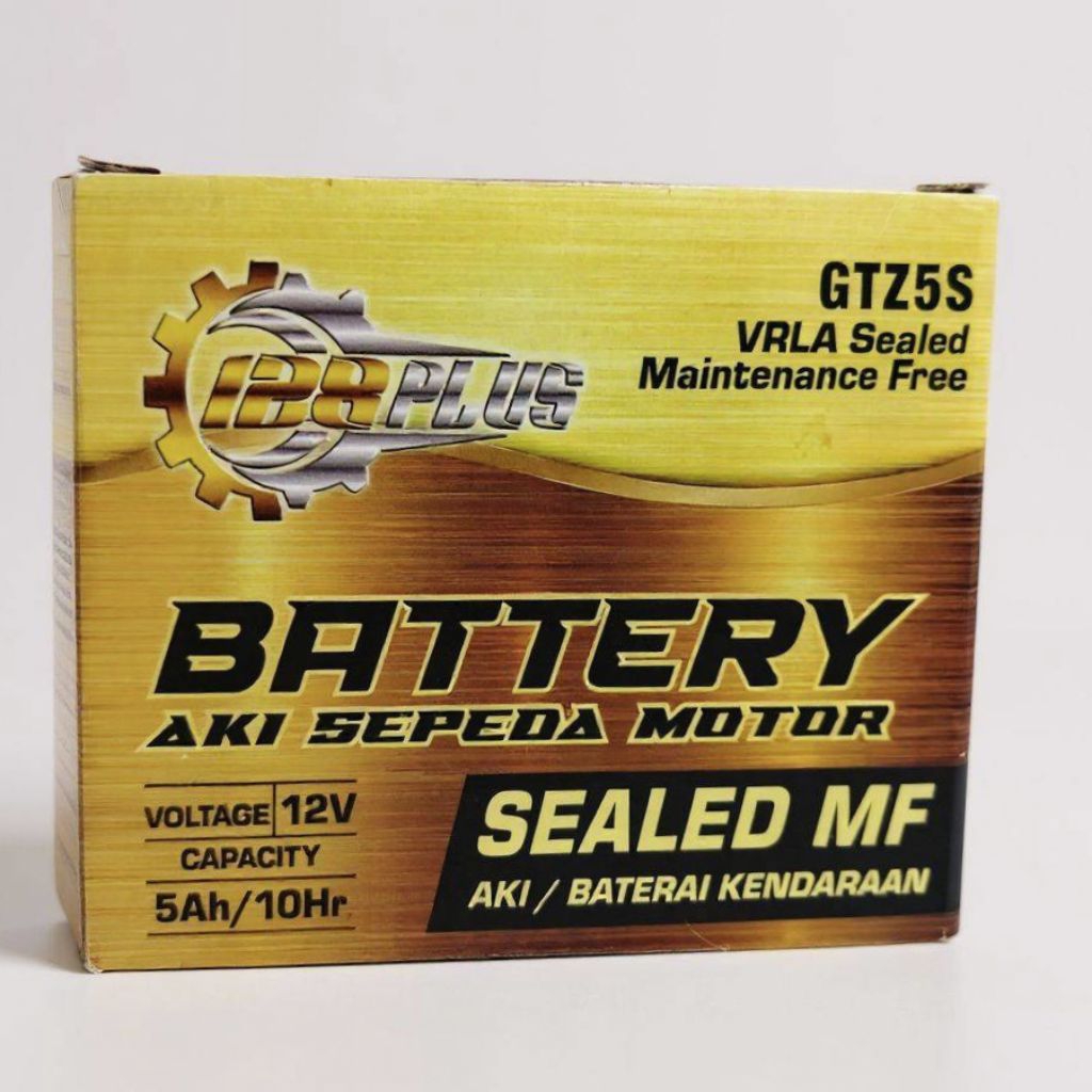 แบตเตอรี่รถมอไซค์GTZ5S 12V. 5แอมป์ แบตwave ทนนาน1ปีเต็ม