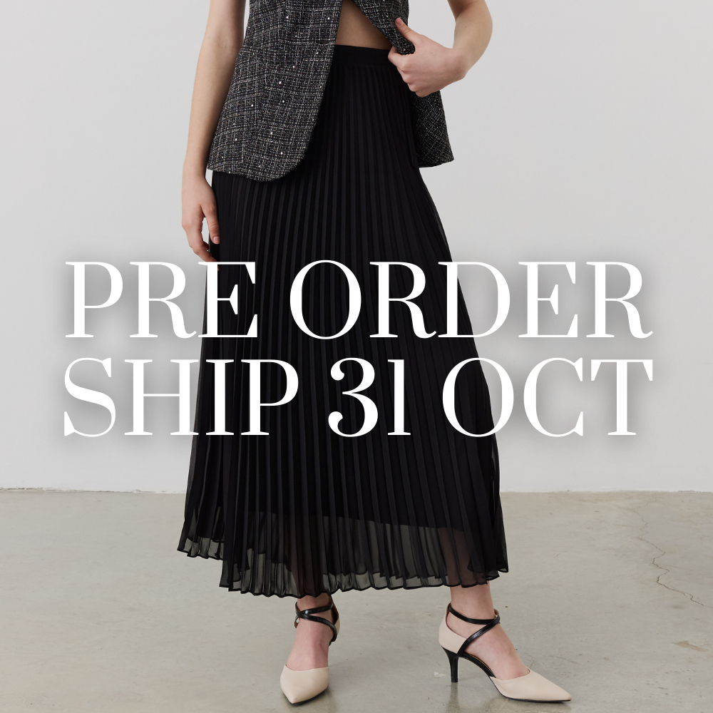 [PRE-ORDER] MAVE กระโปรง รุ่น Perry Skirt สี Black พร้อมส่ง 31 OCT