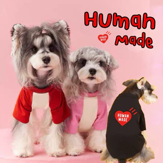 🇹🇭พร้อมส่ง🇹🇭 Human Made เสื้อหมา เสื้อแมว แบบมีแขน เนื้อผ้า Cotton 100% ใส่สบาย งานละเอียดเหมือนเสื้อคน