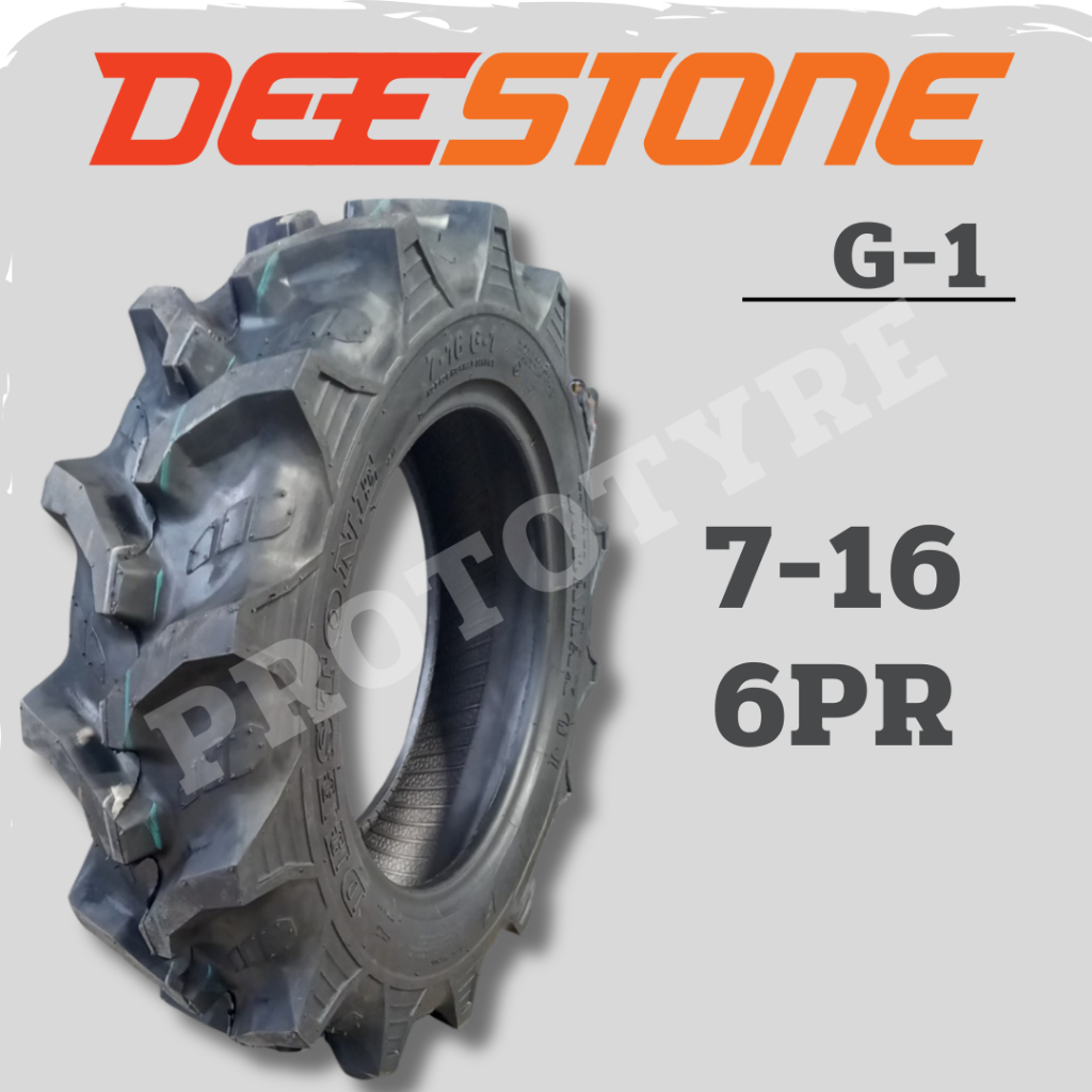 ยางรถไถ 7-16 6PR ยี่ห้อ Deestone รุ่น G-1
