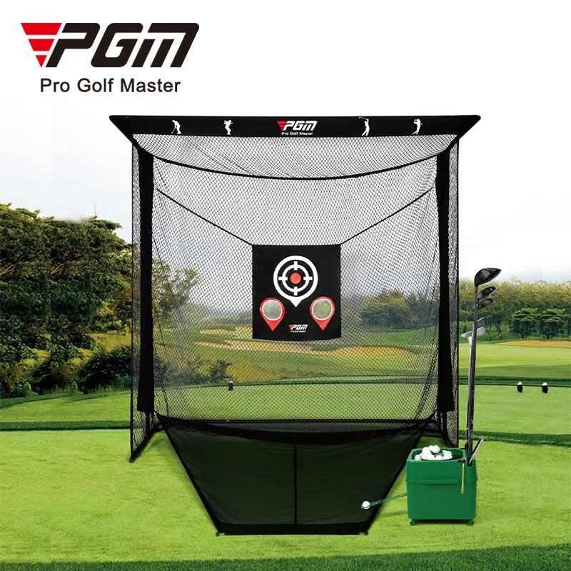 ชุดตาข่ายซ้อมกอล์ฟ (ไม่รวมพรม) PGM ขนาด 2.5x2.5 M (LXW031) golf hitting net อายุการใช้งานยาวนาน