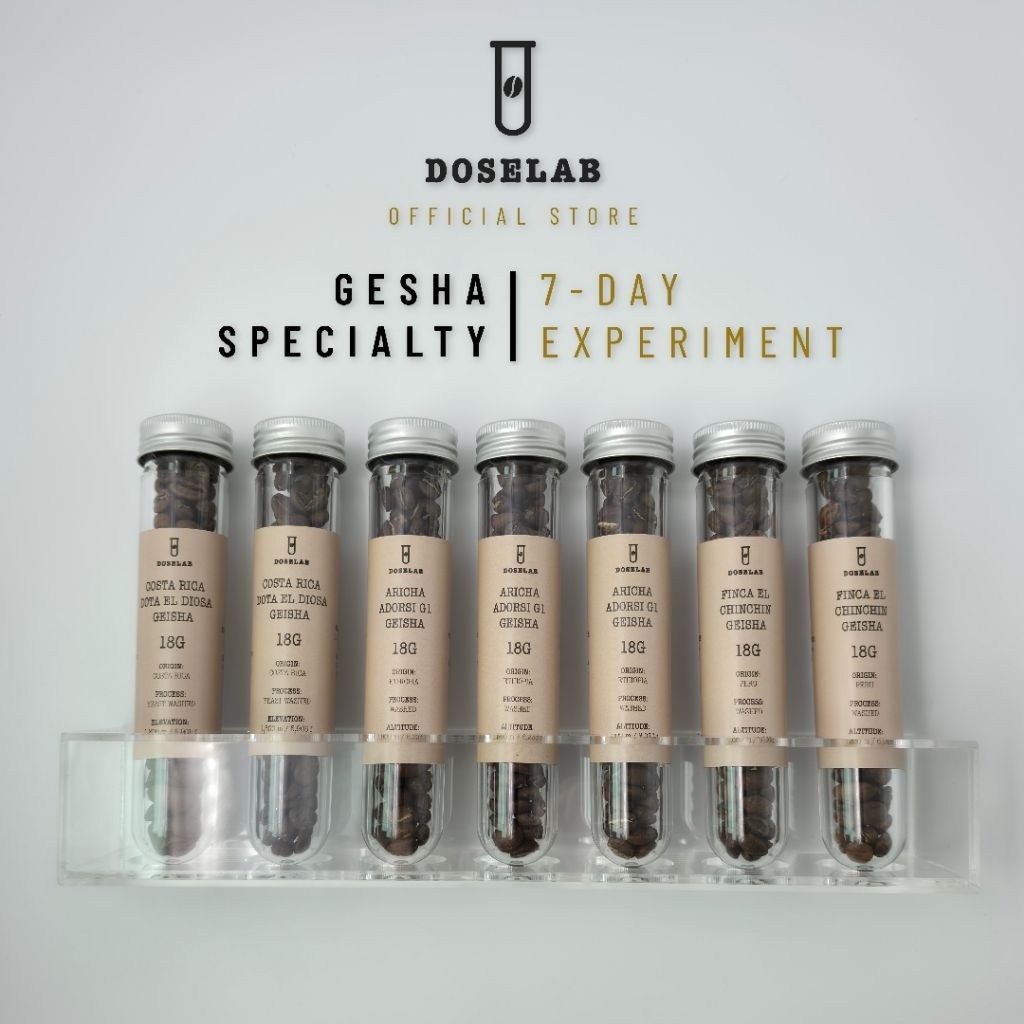 DOSELAB Coffee — 7-Day Experiment Specialty Gesha Gift Set