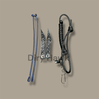 ชุดสายล่ามเหยี่ยวขนาดเล็ก นกเค้าจุด ชิครา  หนังแท้