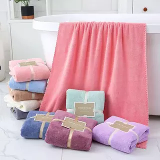 【12 ชิ้น】ผ้าเช็ดตัว ขนาด 60x30 cm ผ้าดี ใหญ่ แห้งเร็วและสวยงาม ซับน้ำได้ดี