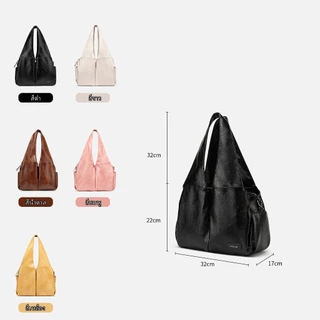 【COCOCHIC】 Feminine Tote Bagขนาดใหญ่ ดีไซน์เรียบหรู ใบเดียวจบ ครบทุกลุค ใช้งานได้ทั้งวันทำงานและวันสบายๆ
