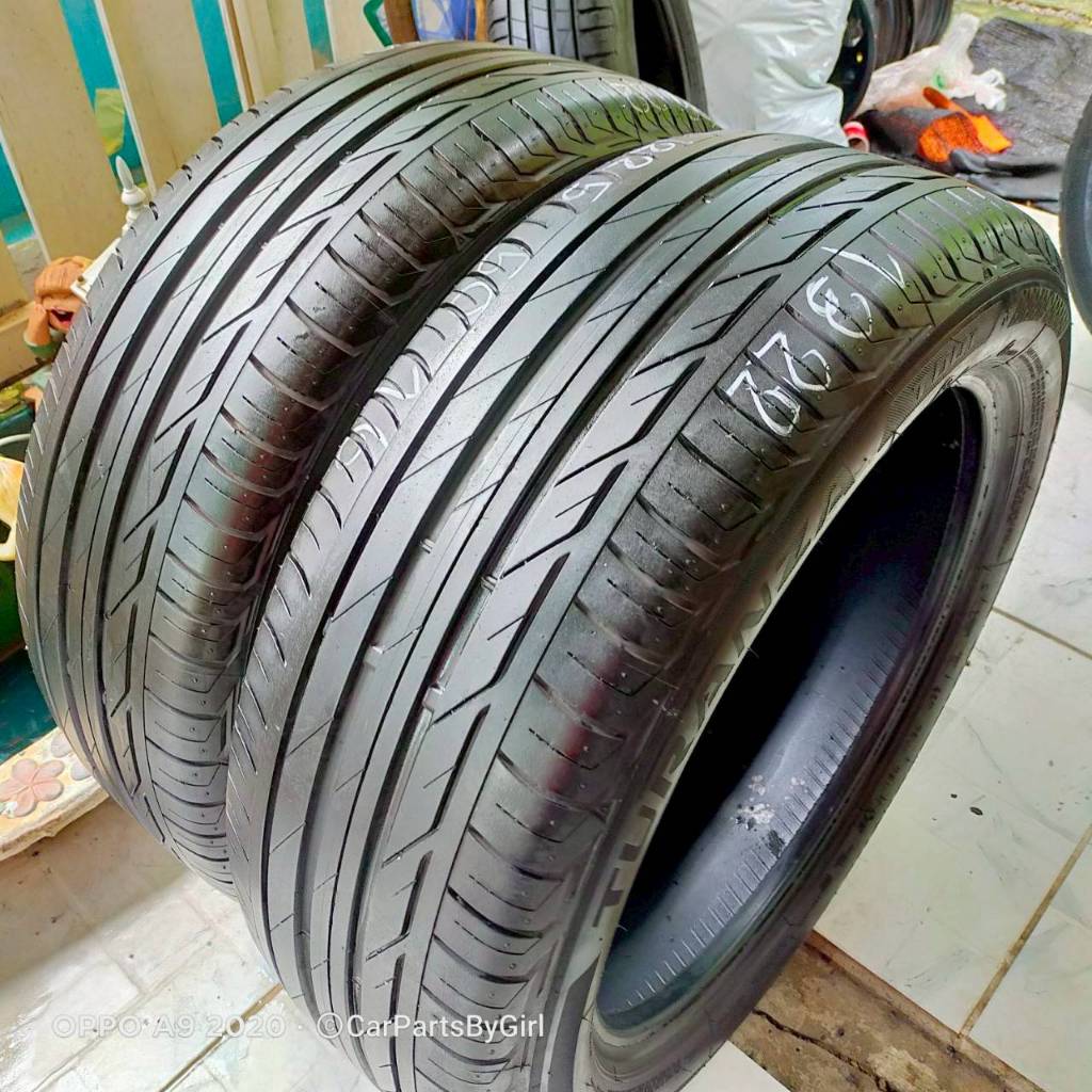 (ราคาต่อเส้น) ยาง% Bridgestone รุ่น Turanza T001 RFT(Run Flat) ขนาด 225/50R18 ปี22(0522,1322) มี 2 เ