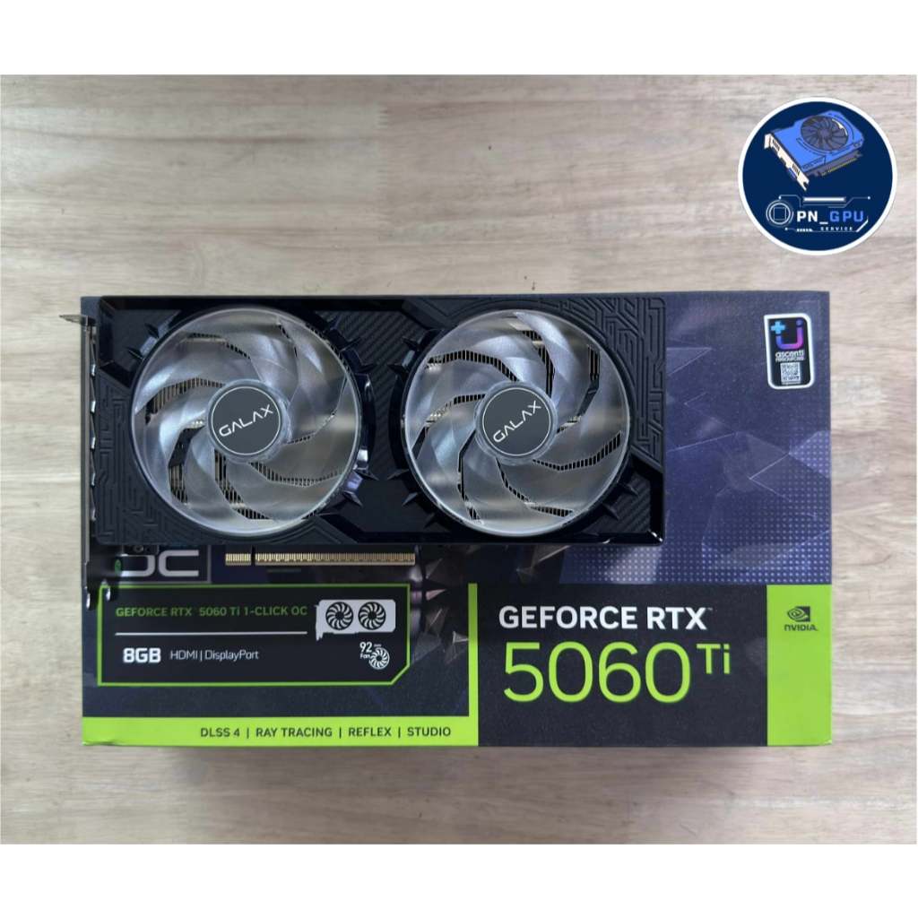 การ์ดจอ GEFORCE RTX5060Ti 8-16GB มีประกันหลายรุ่น