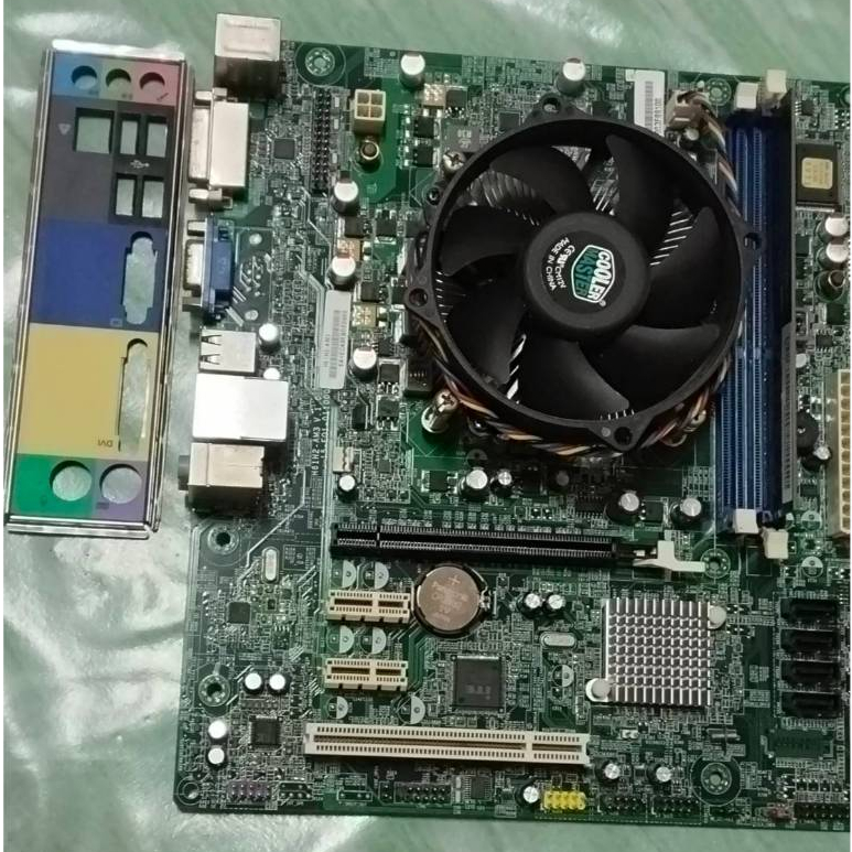 เมนบอร์ด Acer H61H2-AM3 SOCKET LGA1155 DDR3 +ฝาหลัง พร้อม Ram DDR3 2GB พร้อม cpu pentium(R) G645 2.9