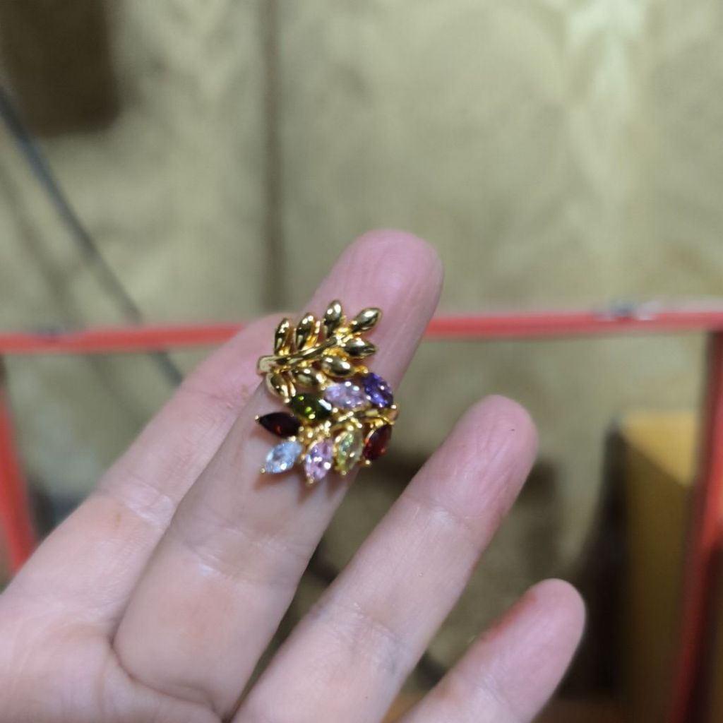 แหวนพลอยนพเก้า แหวนพลอย size6 แหวนเงิน แหวนเพชรพญานาค