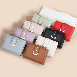 พร้อมส่งในไทย🇹🇭 กระเป๋าเงิน baellerry ของแท้ 2 พับมีช่องซิบใส่เหรียญ รหัส N8350