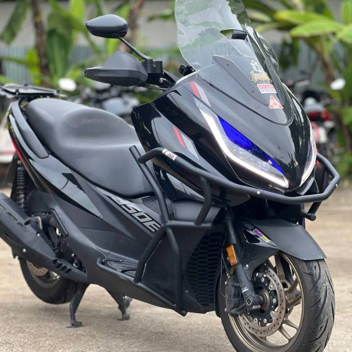 [KMO RACK BAR CUSTOM] Zontes 350E แคชบาร์งานคัสตอม