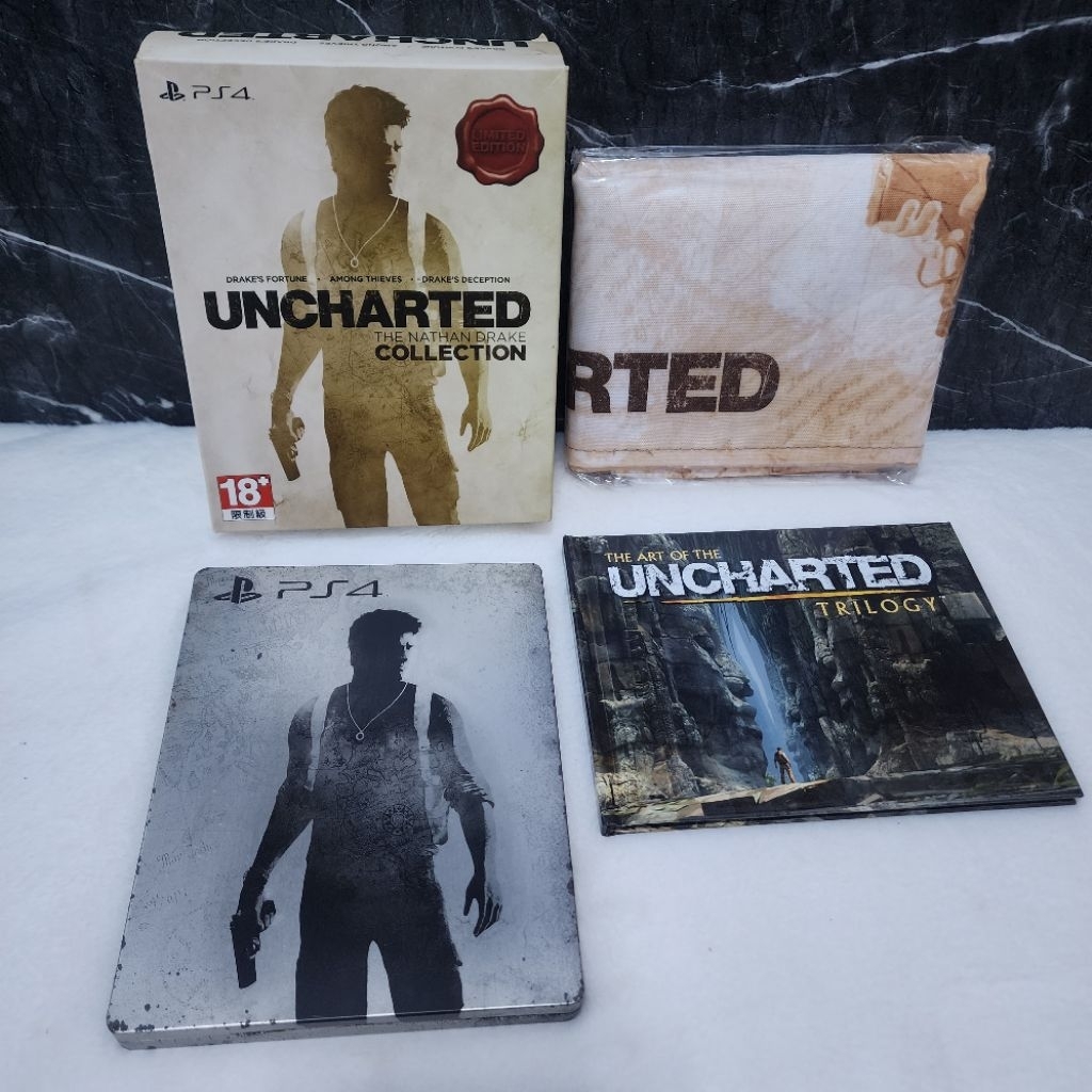 uncharted the nathan drake collection ps4 steelbook