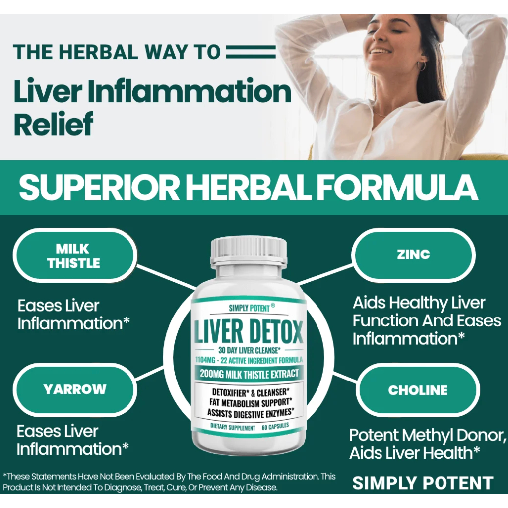 Simply potent Liver Detox 60 caps