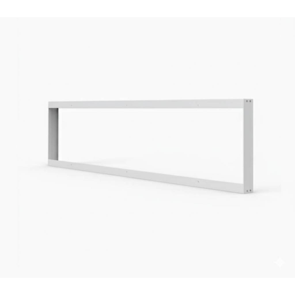 กรอบเฟรมอลูมิเนียม สำหรับLED PANEL ขนาด120x30CM(อุปกรณ์เสริมติดตั้ง)