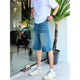 กางเกงยีนส์ขาสั้น 5 ส่วน ผ้านิ่ม สีสวย พร้อมส่งในไทย สำหรับ Men's Fashion Jeans