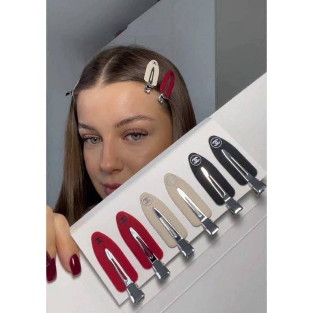 CHANEL BEAUTE Hair Clip Set Accessory Novelty Set 6 Chanel beauty hair clip
