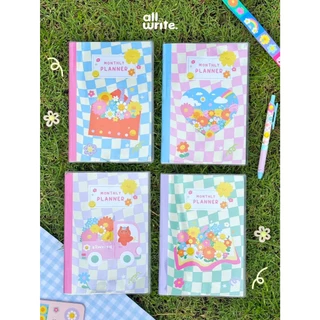 (ฟรี! sticker) allwrite สมุดแพลนเนอร์ | Planner หุ้มปกใสอย่างดี ลายไม่ซ้ำ เขียนง่าย แพลนง่าย AW425