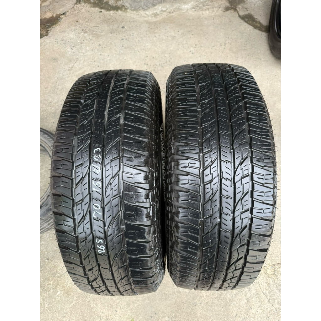 ยางมือสองYokohama(A/T)265/70R16ปี23(ราคาขายต่อ1เส้น)