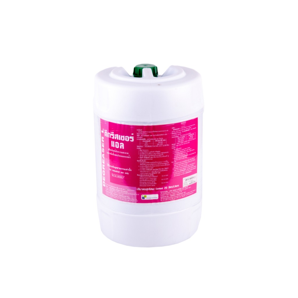 ดีกรีสเซอร์แอล น้ำยาทำความสะอาด ขจัดสิ่งสกปรกออกจากผ้า 20 ลิตร(Degreaser L) ผลิตภัณฑ์ซักผ้า