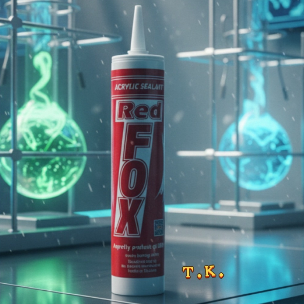 กาวอะคริลิก กาวซิลิโคน Red Fox สีขาว