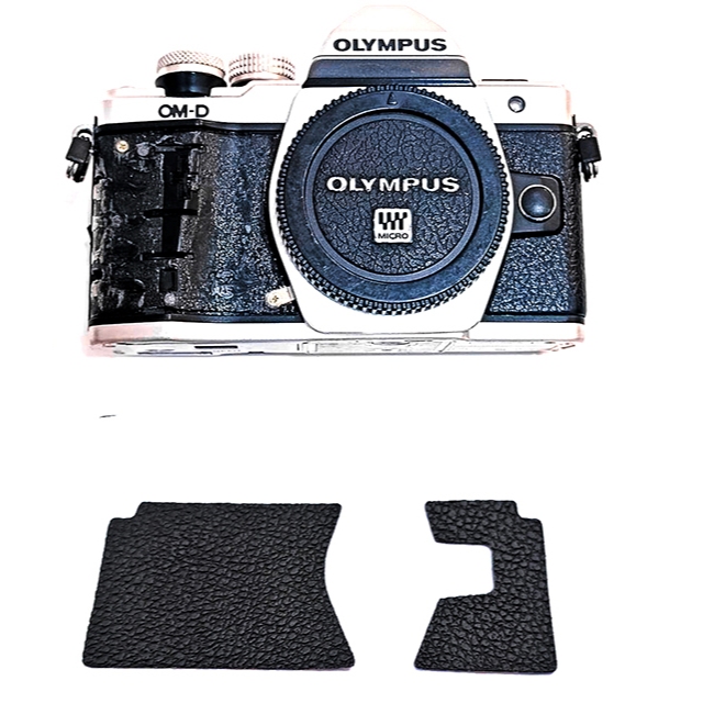 📷ยางมือจับ OLYMPUS  Olympus✔️ E-M10 MARK II/✔️ E-M10 MARK II EM10II (ซ้าย-ขวา )