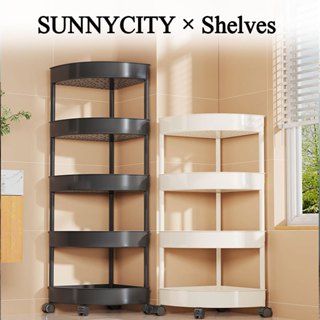 ชั้นวางของในห้องน้ำ 3/4/5ชั้น ชั้นวางของเข้ามุม คุณภาพ แข็งแ…