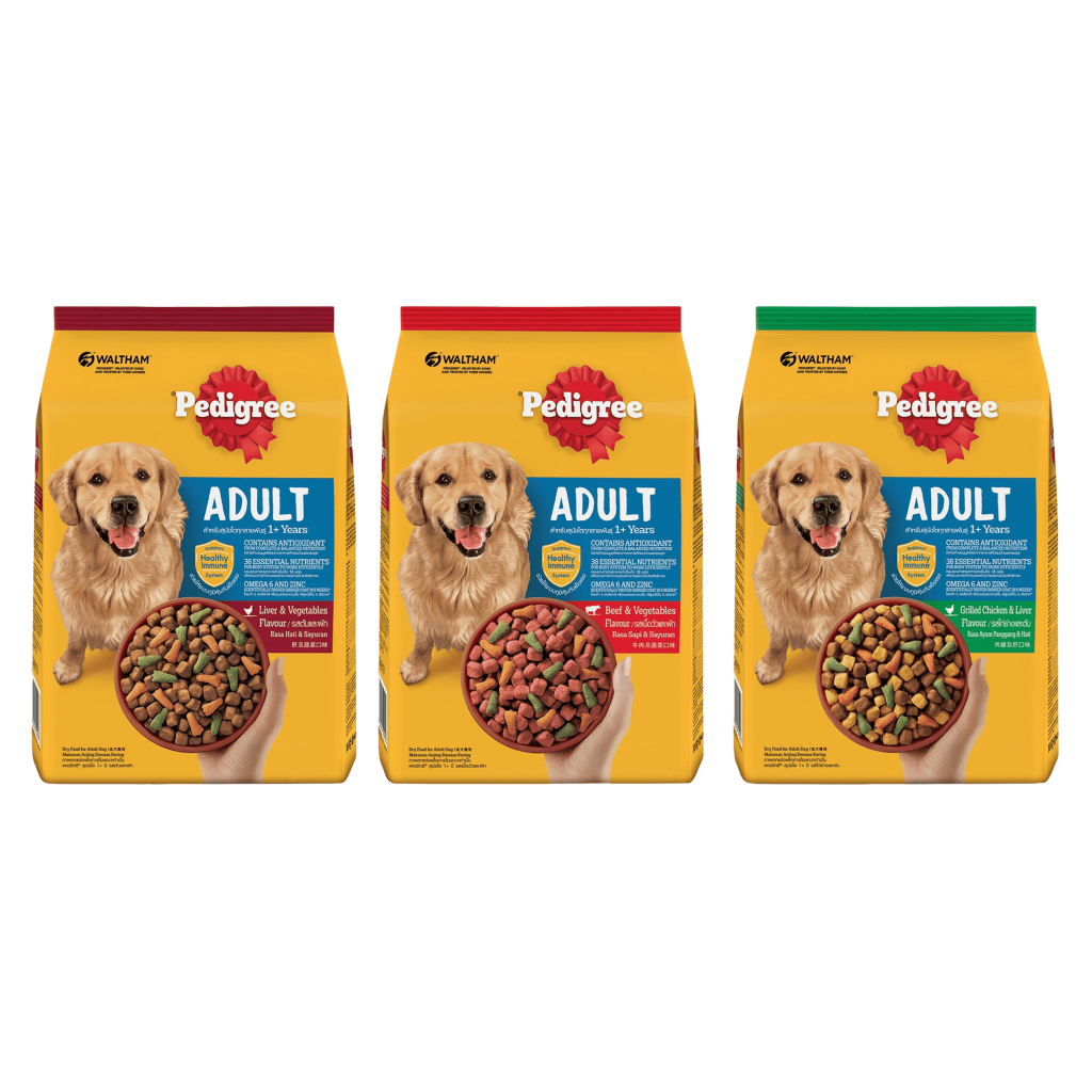 Pedigree ADULT อาหารสุนัขโต แบบเม็ด 1.5Kg