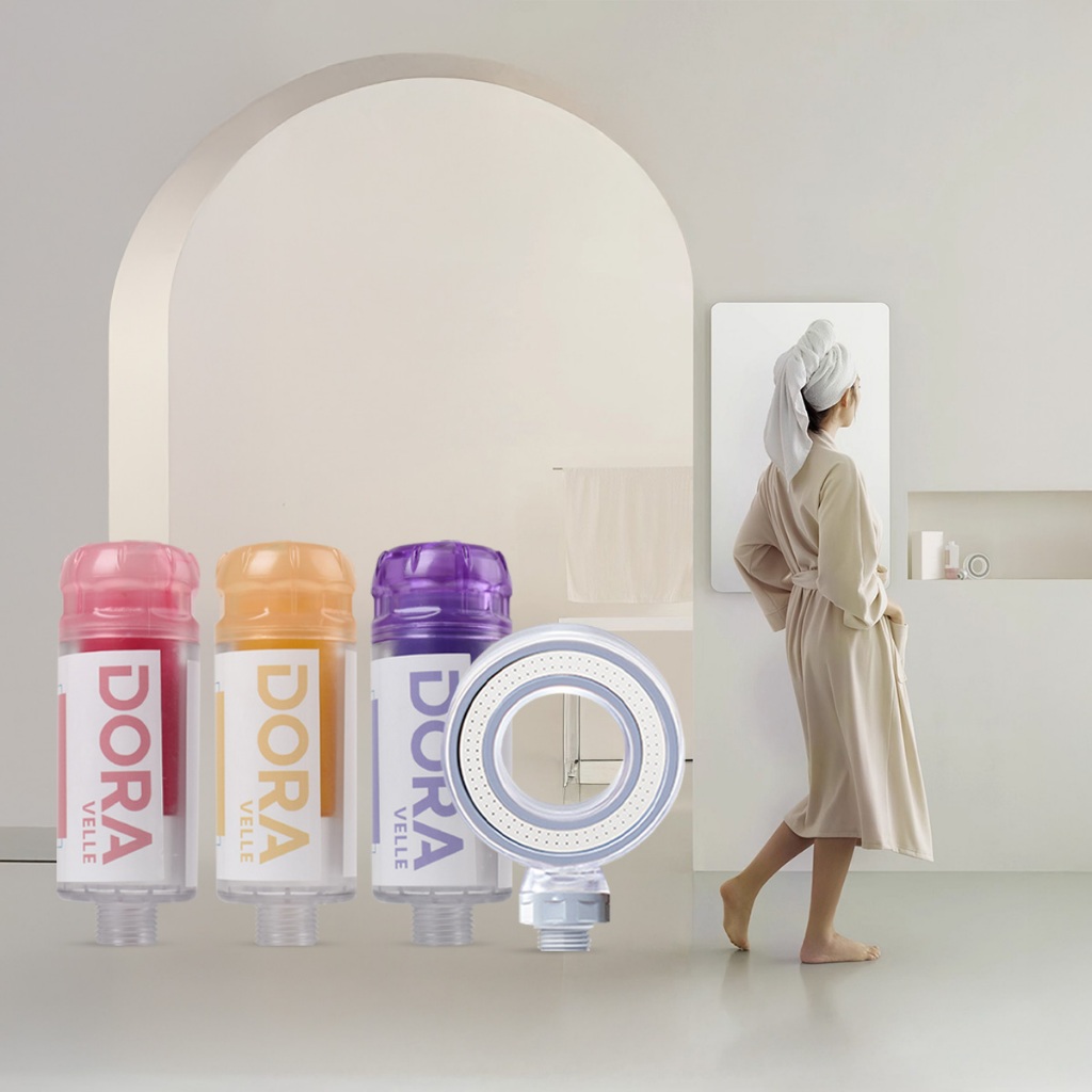 DORA Aroma Shower Filter ฝักบัวแรงดัน หอมกลิ่นอโรม่า ผ่อนคลายขณะอาบน้ำ - รูปที่ 6