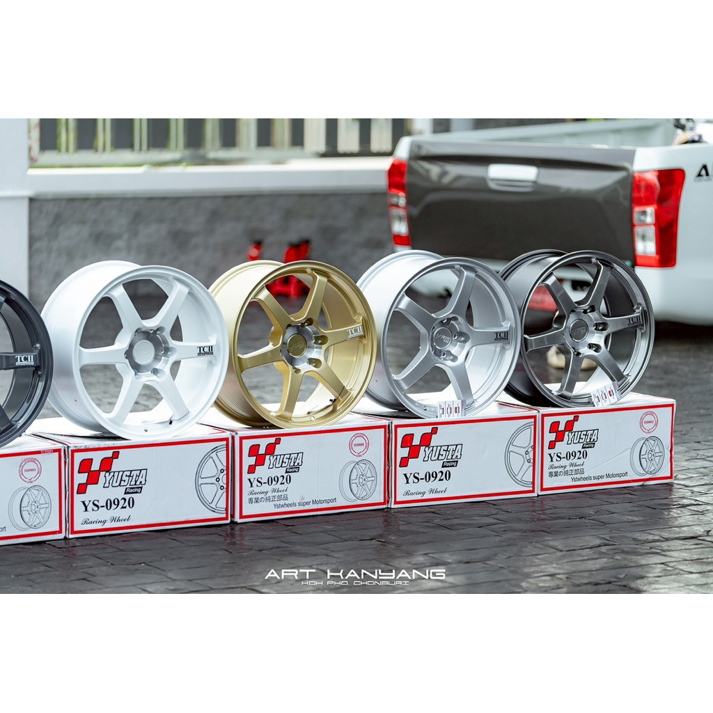 TC2 ขอบ18 8.5 ET35 สเป็ดไม่ล้นมีทั้ง5รูและ6รู