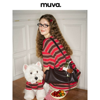 MUVA (โค้ดลด20%)  genuine leather shoulder bag preorder 7-14…
