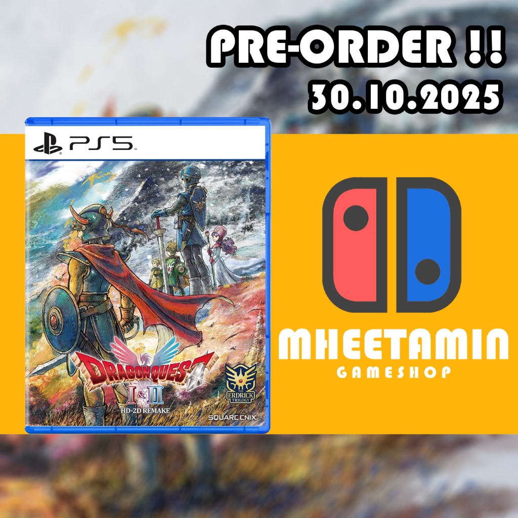Pre-Order!! PS5 Dragon Quest 1 + 2 HD-2D Remake [Z3/ASIA] [มือ1]