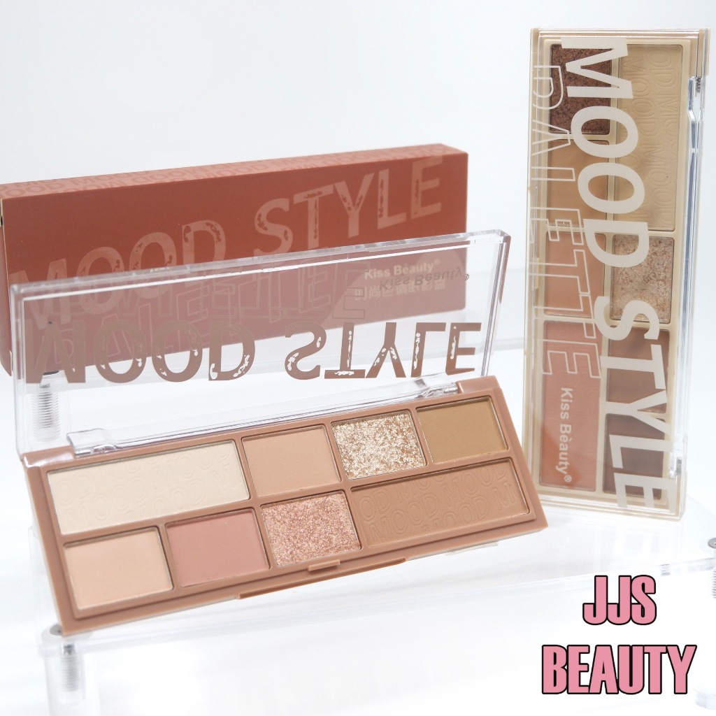 Kiss Beauty Mood Style Palette แต่งตาแมทต์ ผสมชิมเมอร์ ให้สีเป็นธรรมชาติ no.87202